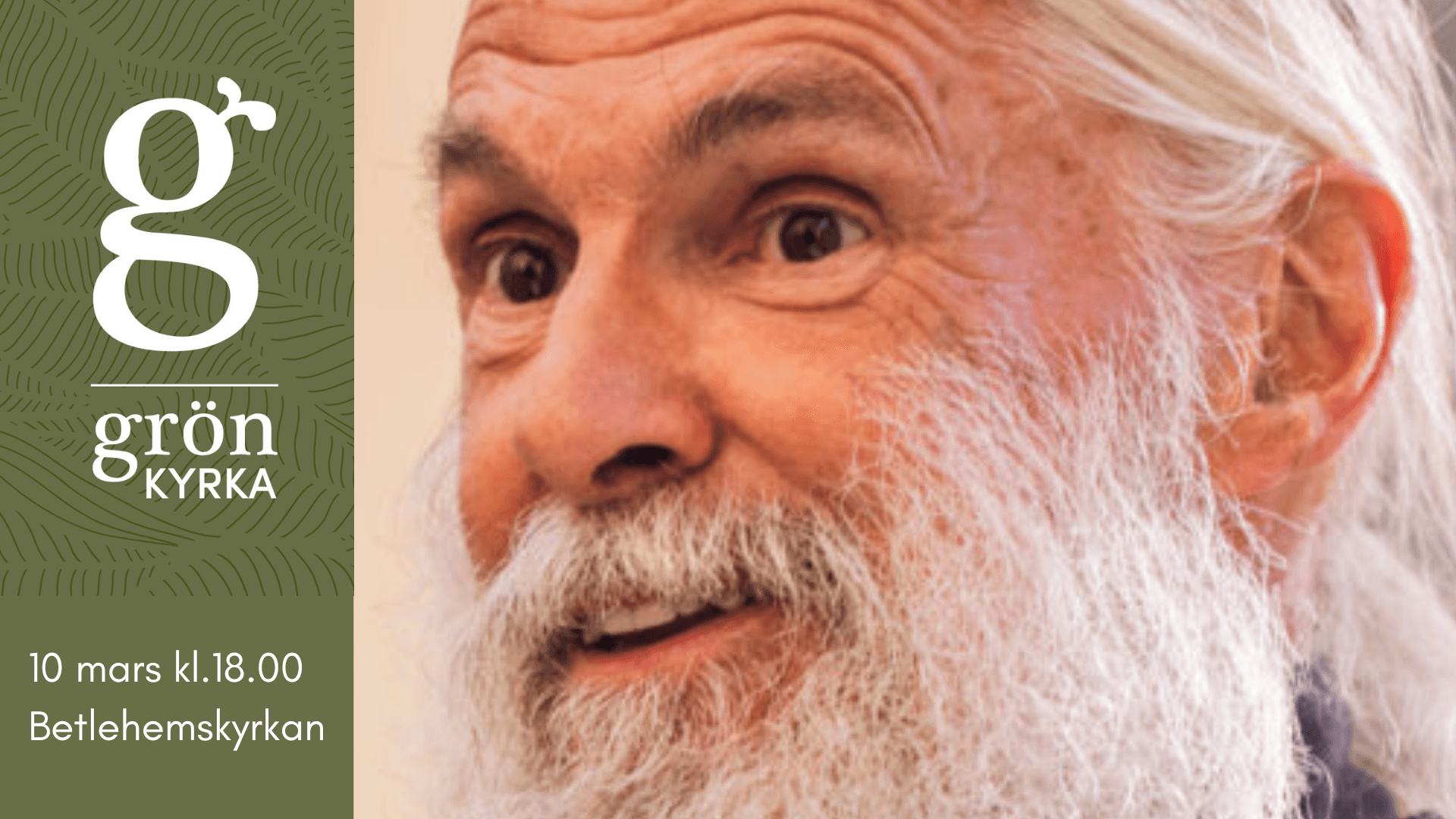 Grön kyrka föreläsning med Peter Halldorf