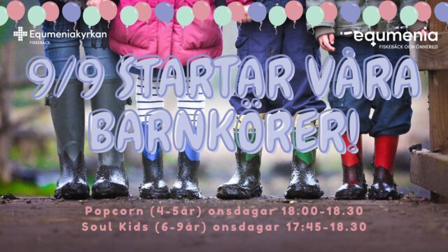 Nu startar våra barnkörer