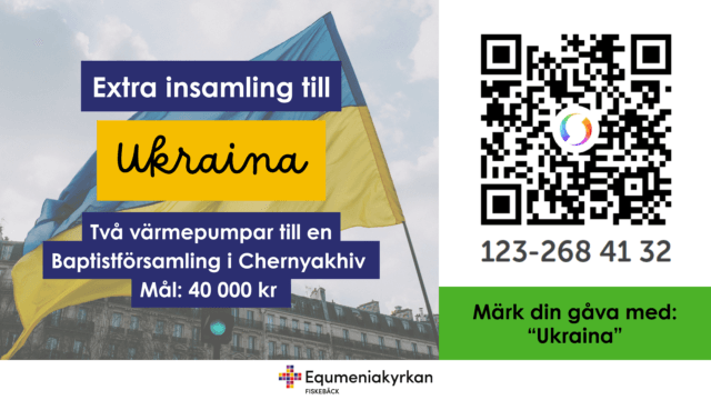 Målet uppnått för extra insamling till Ukraina!