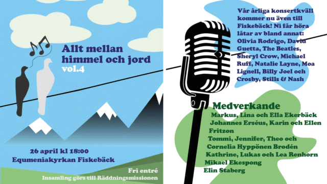 Konsert med band från Equmeniakyrkan i Lerum