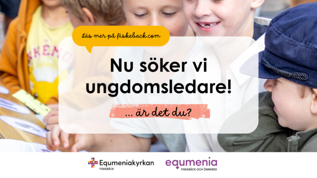 Är du ungdomsledaren vi söker?