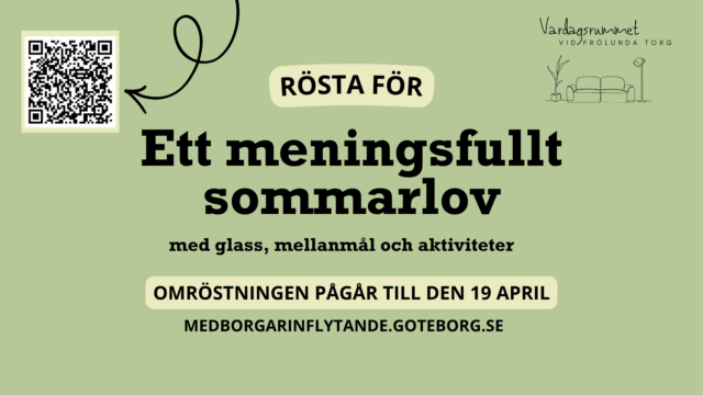 Rösta för ett meningsfullt sommarlov i Vardagsrummet
