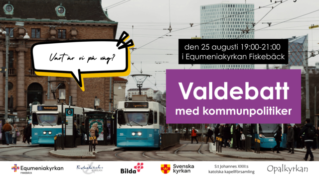 Var är vi på väg? Politikerdebatt den 25 augusti