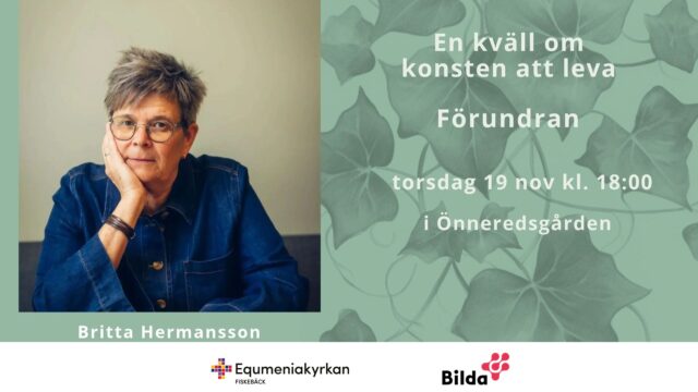 En kväll om konsten att leva 19 nov