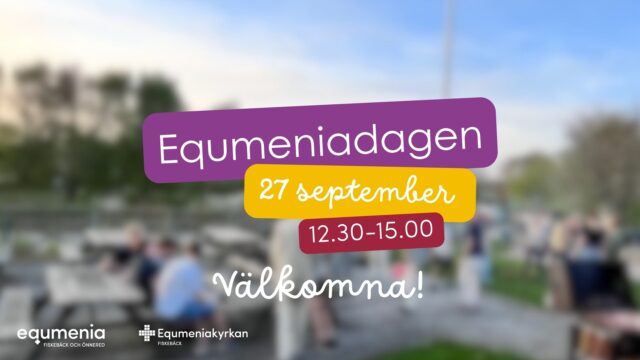 Equmeniadagen söndag den 27 september 2026